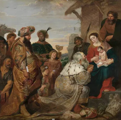 The Adoration of the Magi by Cornelis de Vos, 1620 — digital art print download