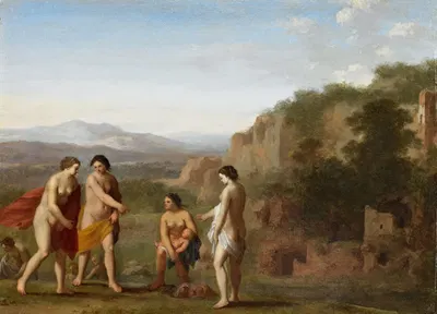 The Finding of Moses by Корнелис Ван Поеленбурх — digital art print download