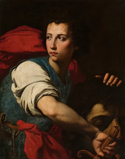 David with Goliath’s head by Francesco Guarino — digital art print download