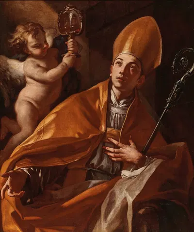 The Miracle of San Gennaro by Франческо Солимена — digital art print download