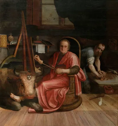 Saint Luke by Франс Флорис, 1556 — digital art print download