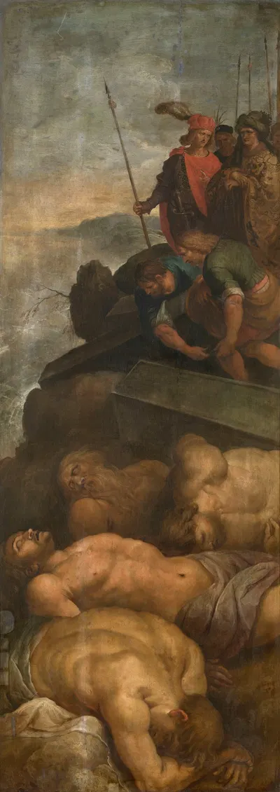 Martyrdom of the Four Crowned Martyrs by Франс Франкен Младший, 1624 — digital art print download
