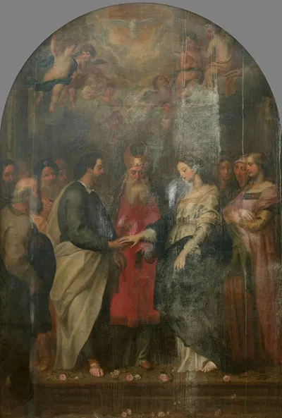 Marriage of Mary by Gerard Seghers — digital art print download
