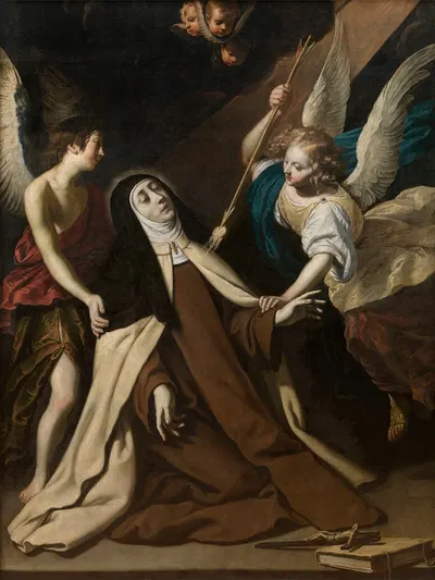 Saint Theresa of Ávila in Ecstasy by Gerard Seghers — digital art print download