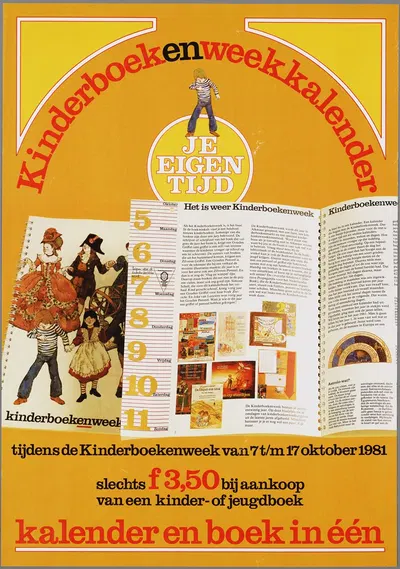 Je eigen tijd ; Kinderboekenweekkalender; kalender en boek in één by CPNB, 1981 — digital art print download