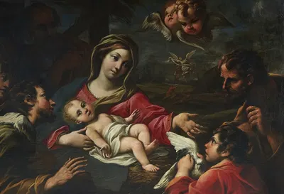 The Adoration of the Shepherds by Джироламо Троппа — digital art print download
