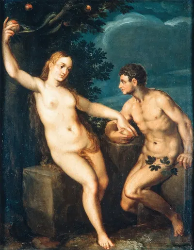 The Fall of Man by Hans Rottenhammer, 1606 — digital art print download