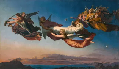 St Catherine of Alexandria by Henri Lehmann, 1839 — digital art print download