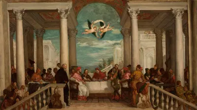 Feast in the House of Simon the Pharisee by Henryk Rodakowski — digital art print download