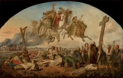 Lord deliver us from air, fire, war, famine and sudden death by Игнацы Гирдзейевский, 1855 — digital art print download