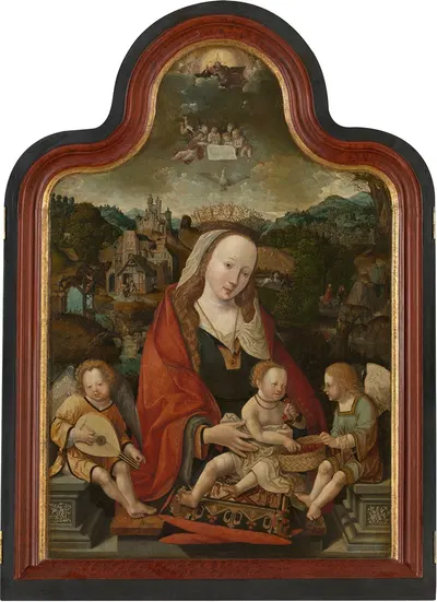 Madonna by Якоб Корнелис ван Оостсанен, 1515 — digital art print download