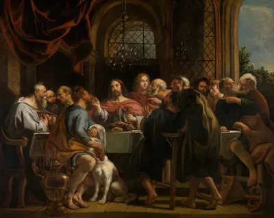 The Last Supper by Якоб Йордаанс, 1654-1655 — digital art print download