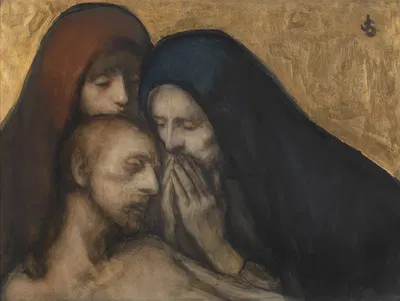 Lamentation of Christ by Jakob Smits, 1901 — digital art print download