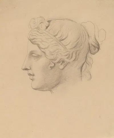 Classical Head in Profile by Horatio Greenough — digital art print download