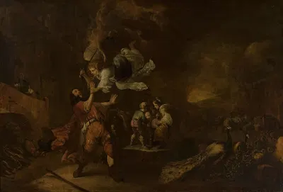 Circumcision of Moses' son by Ян Баптист Виникс, c. 1640 — digital art print download