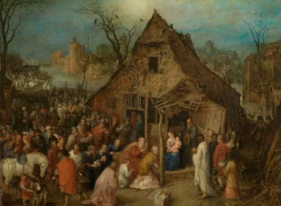 The Adoration of the Magi by Ян Брейгель Старший, 1600 — digital art print download