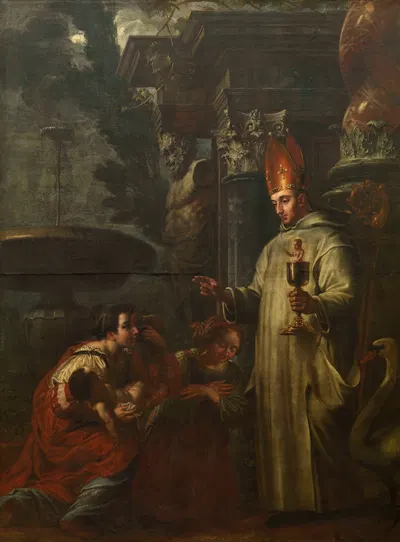 Miracle of Saint Hugh of Lincoln by Jan Erasmus Quellinus, 1685 — digital art print download