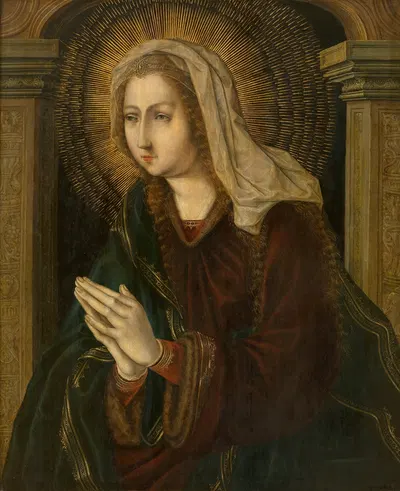 Afflicta Virgo by Jan Gossaert — digital art print download