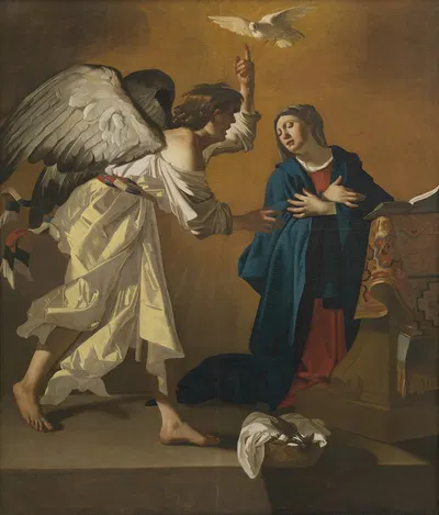 The annunciation by Jan Janssens — digital art print download