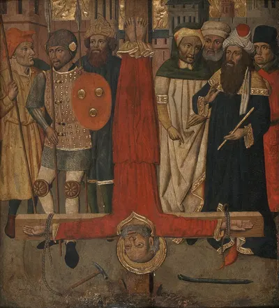 The Crucifixion of Saint Peter by Jaume Huguet — digital art print download