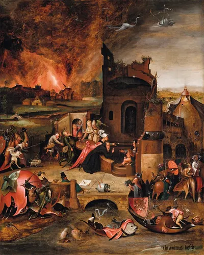 The Temptation of Saint Anthony the Great by Hieronymus Bosch — digital art print download