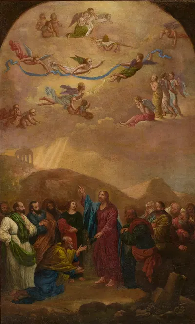 Delivery of the keys to St. Peter by Юзеф Бродовский — digital art print download