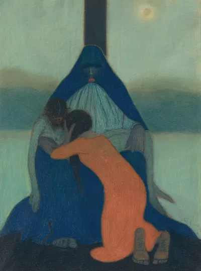 Piétà by Léon Spilliaert, 1912 — digital art print download