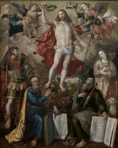Christ Triumphant by Мартен де Вос, 1590 — digital art print download