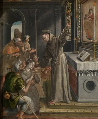 Saint Didacus Heals the Sick by Мартен де Вос — digital art print download