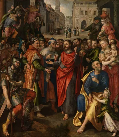 Then give to Caesar what is Caesar's by Мартен де Вос, 1602 — digital art print download