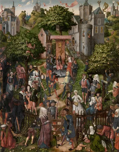 Festival of the Archers by Мастер Франкфурта, 1493 — digital art print download
