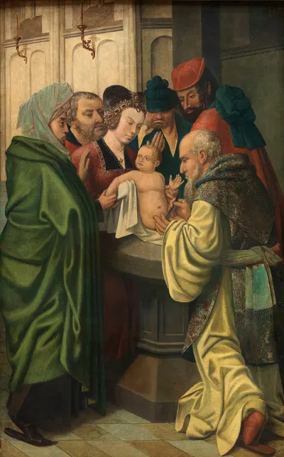 The Circumcision by Мастер Франкфурта, 1500 — digital art print download
