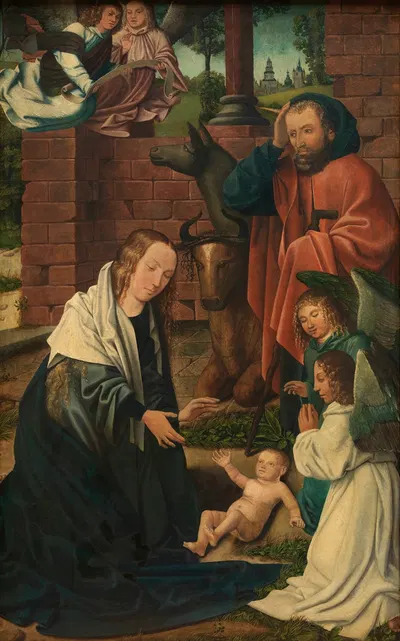 The Nativity by Мастер Франкфурта, 1500 — digital art print download