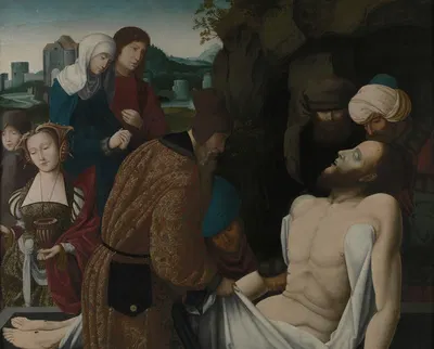The Entombment by Master of the Mansi Magdalen — digital art print download