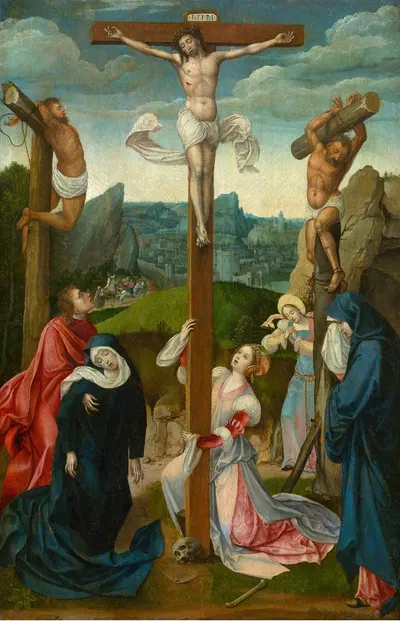 Calvary by Meester van 1518, 1510-1530 — digital art print download