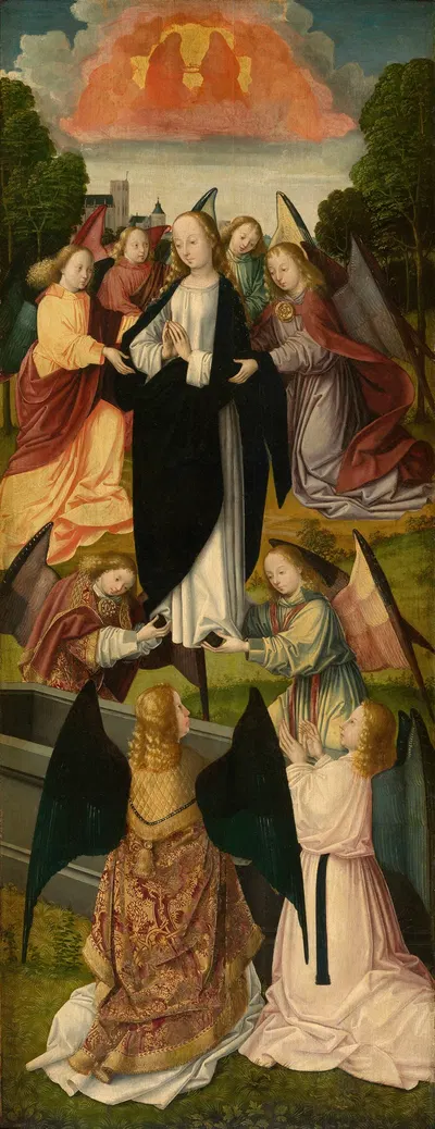 The Assumption of Mary by Meester van de Amsterdamse Dood van Maria, 1490 — digital art print download