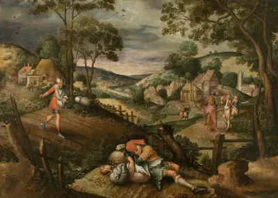The Sower, Parable of Christ by Meester van de Verloren Zoon — digital art print download
