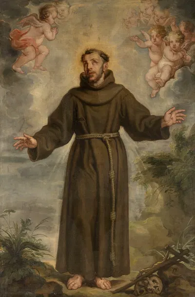 Saint Francis of Assisi by Philip Fruytiers — digital art print download