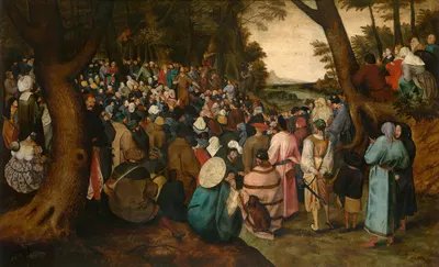 Saint John the Baptist Preaching by Питер Брейгель Младший — digital art print download