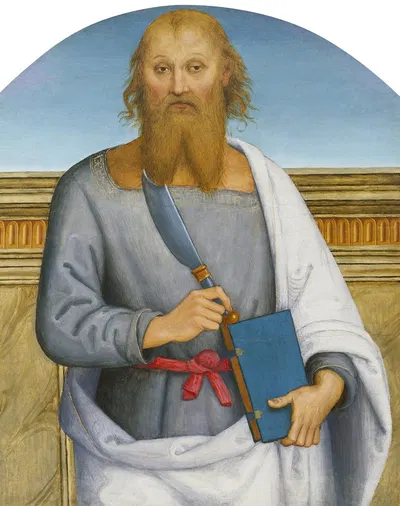 Saint Bartholomew by Пьетро Перуджино, 1512-1523 — digital art print download