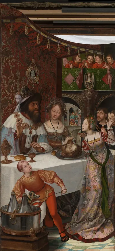 Beheading of John the Baptist by Quentin Massys, 1511 — digital art print download