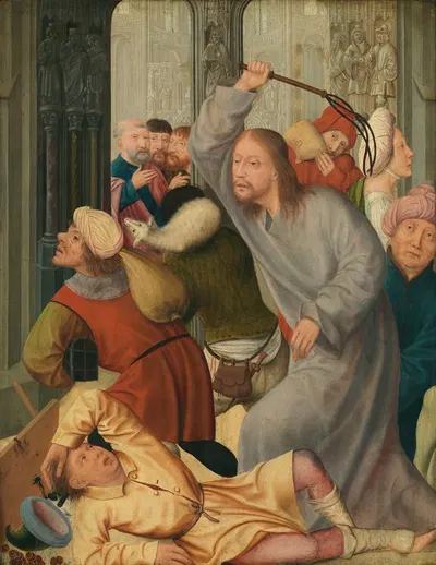 Christ Driving the Money-changers from the Temple by Quentin Massys — digital art print download