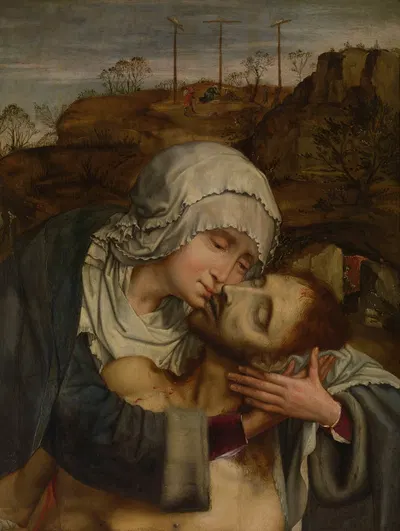 Pietà by Quentin Massys — digital art print download
