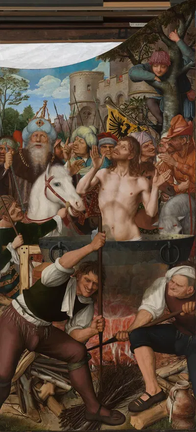 The Martyrdom of Saint John by Quentin Massys, 1511 — digital art print download