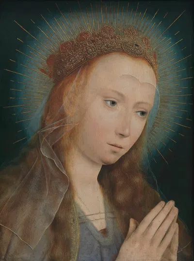 Virgin at Prayer by Quentin Massys, 1505 — digital art print download
