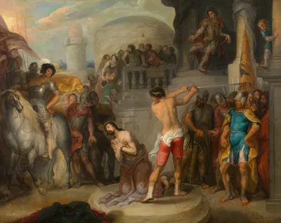 The Beheading of Saint Paul by Simon de Vos, 1648 — digital art print download