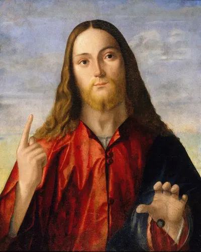 Christ Blessing by Витторе Карпаччо — digital art print download