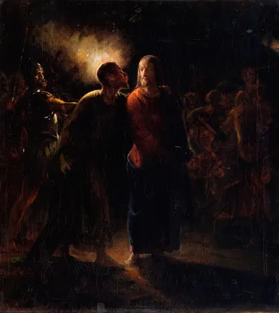 Kiss of Judas by Вильгельм Марстранд — digital art print download