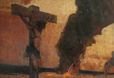 Christ on the cross by Владислав Ванке — digital art print download