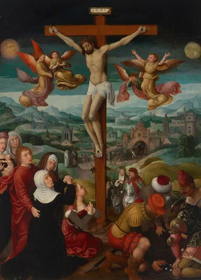 The Crucifixion by Адриан Изенбрандт — digital art print download